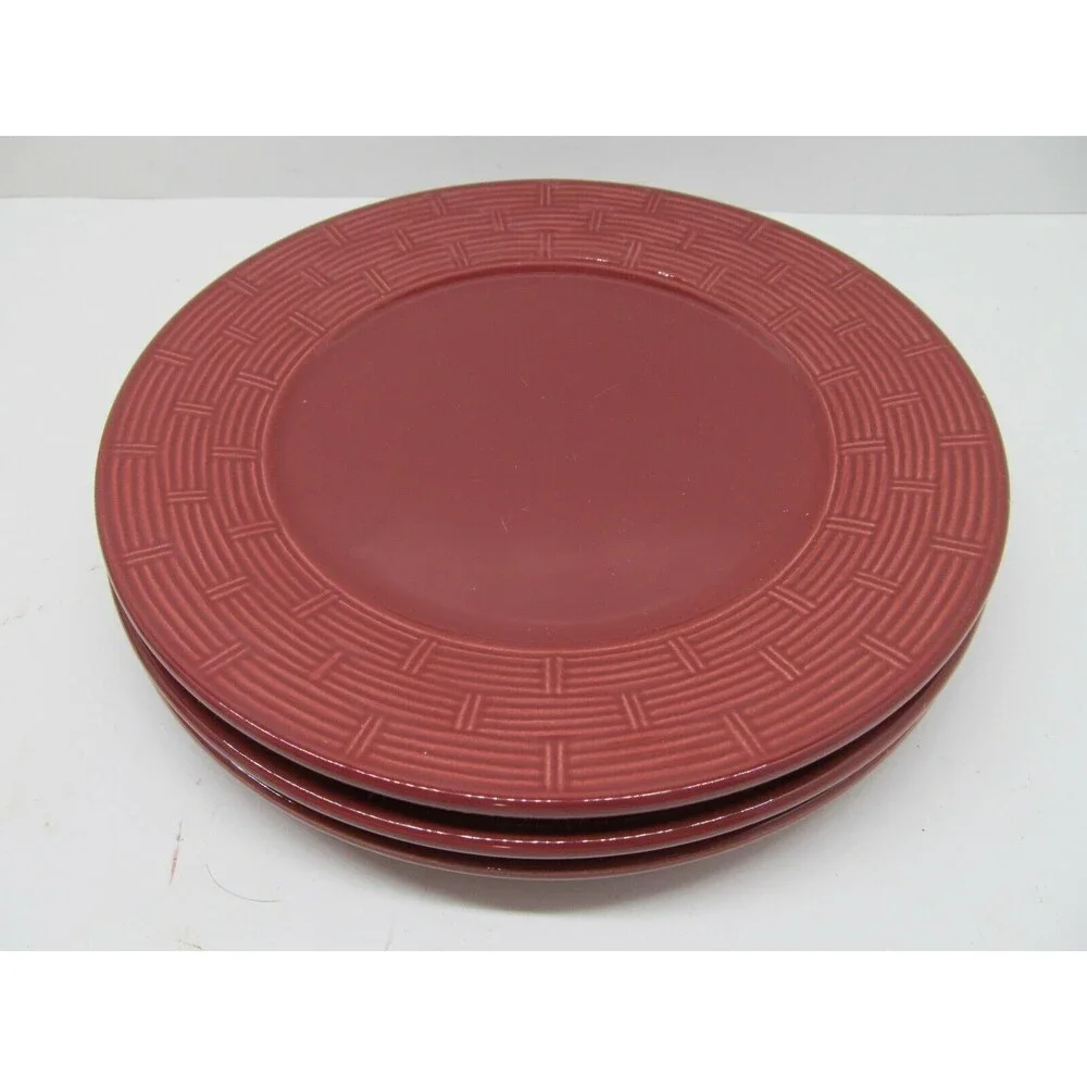 Pier 1 Rattan Basket Weave Rust 8.25